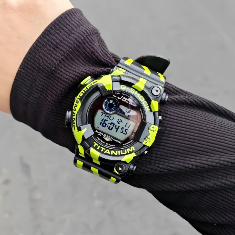 卡西欧手表G-SHOCK毒箭蛙蛙人大师系列太阳能潜水限定男表GW-8200