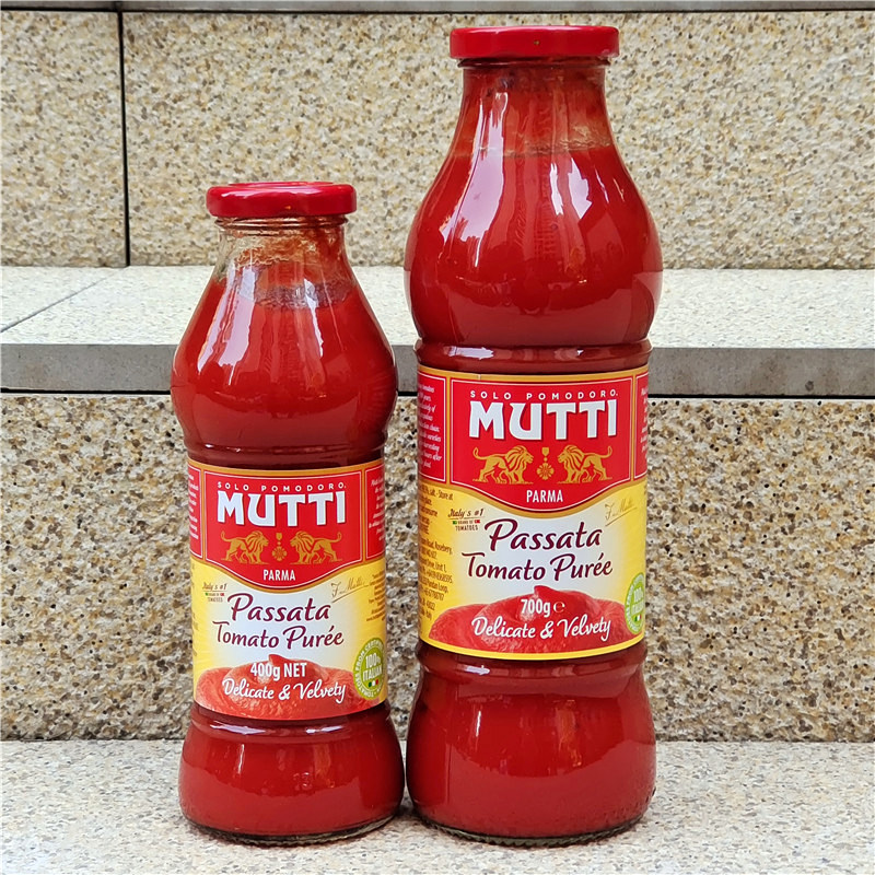 番茄泥意大利番茄酱蕃茄膏拌面酱MUTTI PASSATA TOMATO PUREE