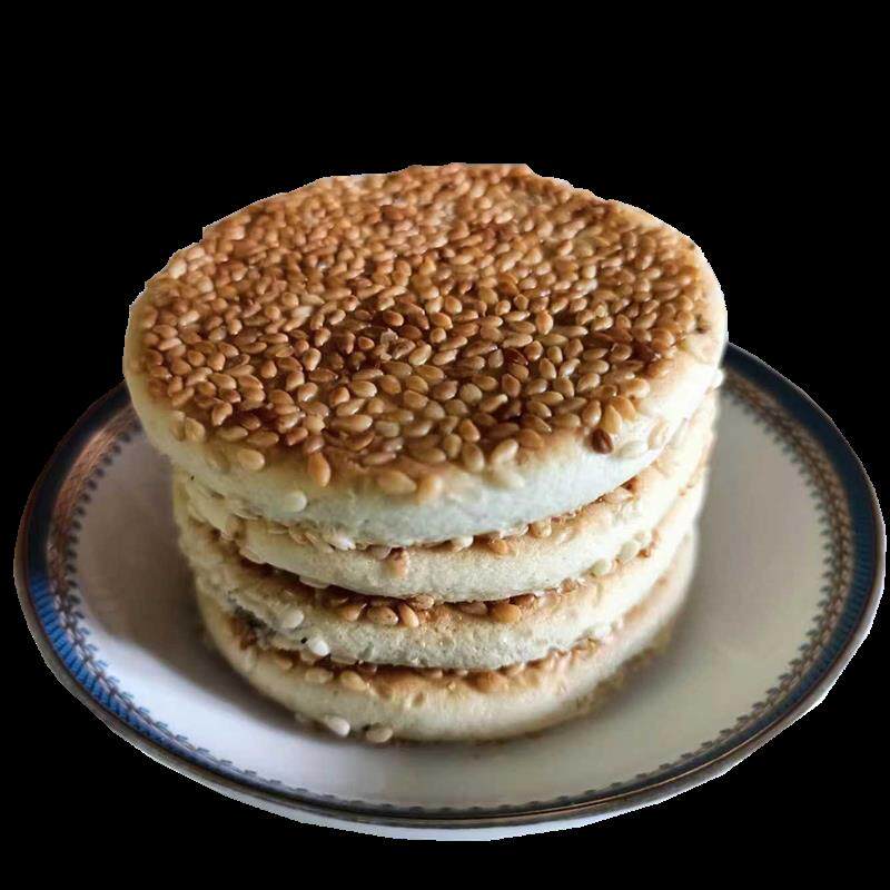 现货黄石港饼湖北特产黑白芝麻香酥脆薄馅饼手工茶点零食18