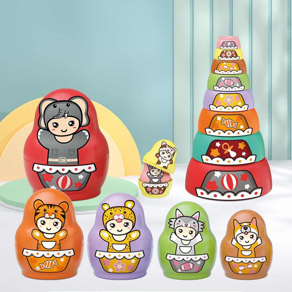 俄罗斯套娃玩具塑料套娃3-6岁开发智力中国风叠叠乐益智儿童礼物,玩具/童车/益智/积木/模型,叠叠圈/叠套玩具,淘宝优惠券,粉丝福利购,淘宝优惠卷