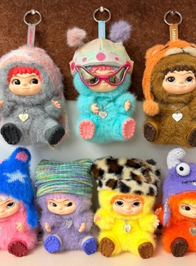 现货wakuku毛毛潮趣派对系列盲盒一代哇库库毛绒公仔礼物桌面摆件