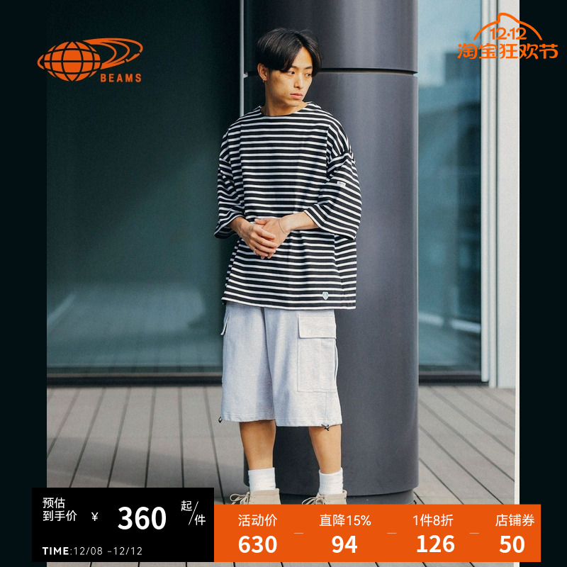 BEAMS阔腿短裤工装裤潮酷有型