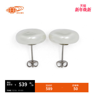 时尚 RAY 新款 圆形耳钉耳饰2025冬季 优雅首饰配饰441960X BEAMS女款