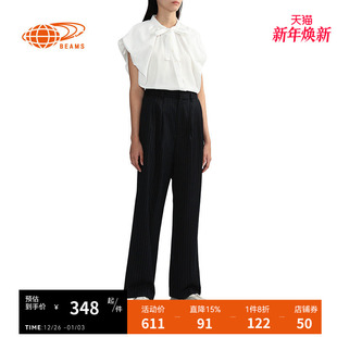 裤 长裤 休闲裤 BEAMS女装 231013XL 西裤 宽松西装 通勤直筒裤 RAY 时尚