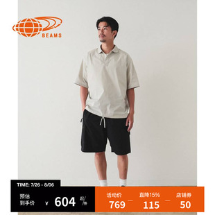纯色翻领短袖 2025夏季 BEAMS男装 polo衫 020035XM 新款 简约基础款