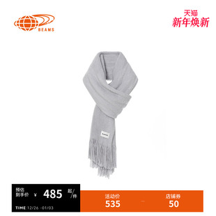 新款 流苏围巾2025冬季 温暖冬日围脖配搭品450257XP BEAMS女款 RAY