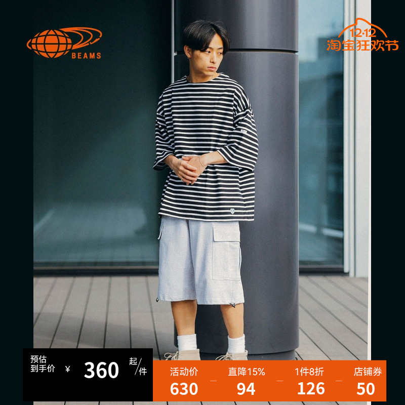 BEAMS阔腿短裤工装裤潮酷有型