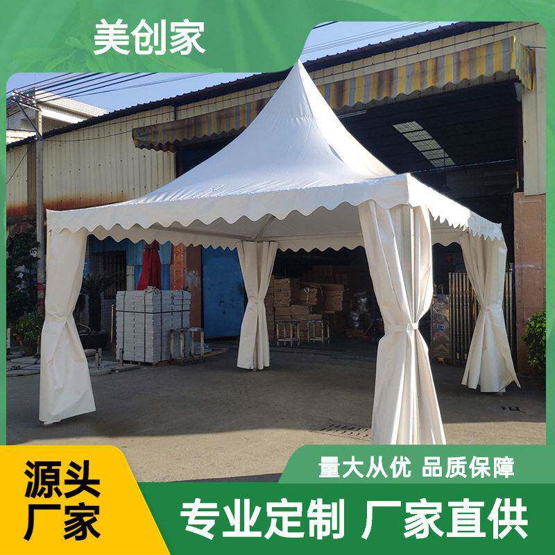 户外尖顶帐篷欧式帐篷婚礼摄影白色帐篷展会活动广告帐篷车展帐篷