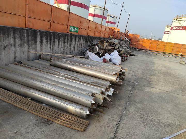 1月12日菏泽油库铝制油罐浮盘出售网络拍卖公告