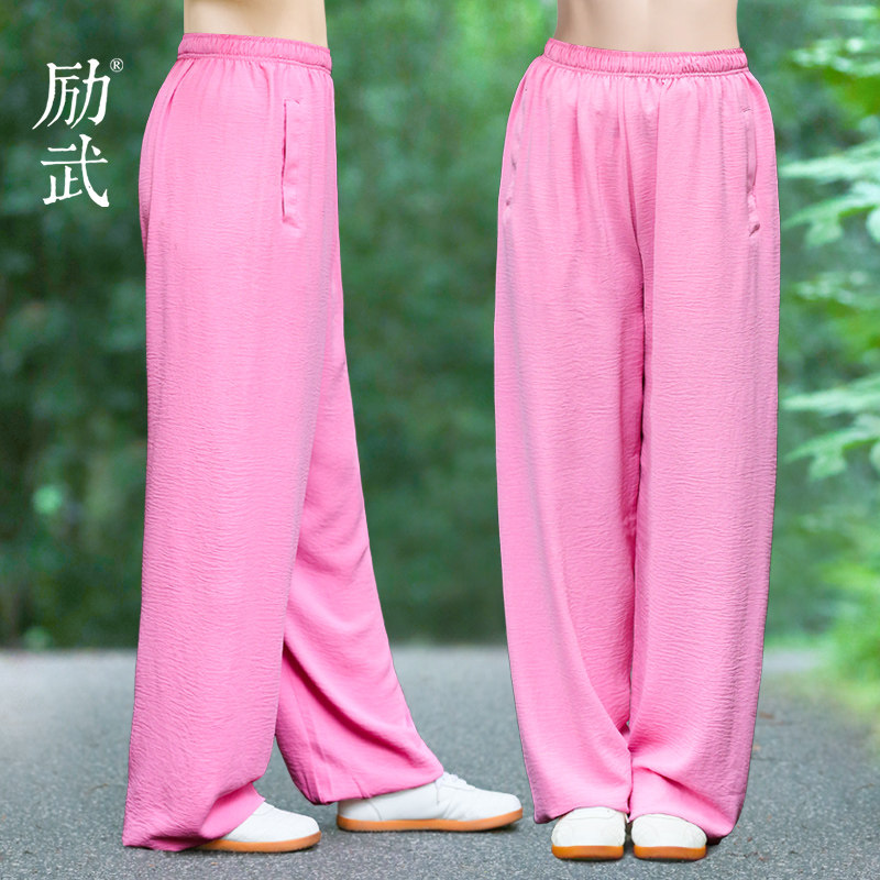 吸汗透气，夏季凉爽太极裤图片