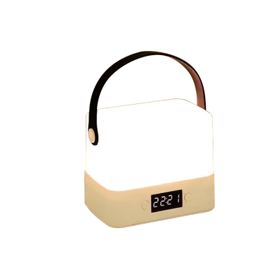【手提时钟小夜灯】1个月充1次电