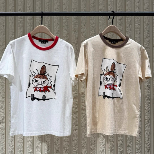 【MOOM联名】正品2026夏新品凉感棉质撞色印花T恤MBF2TEE043