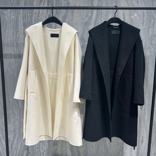 【NOIR系列】MO正品大衣2026冬新品含羊毛骆驼绒附腰带NBF4OVC003