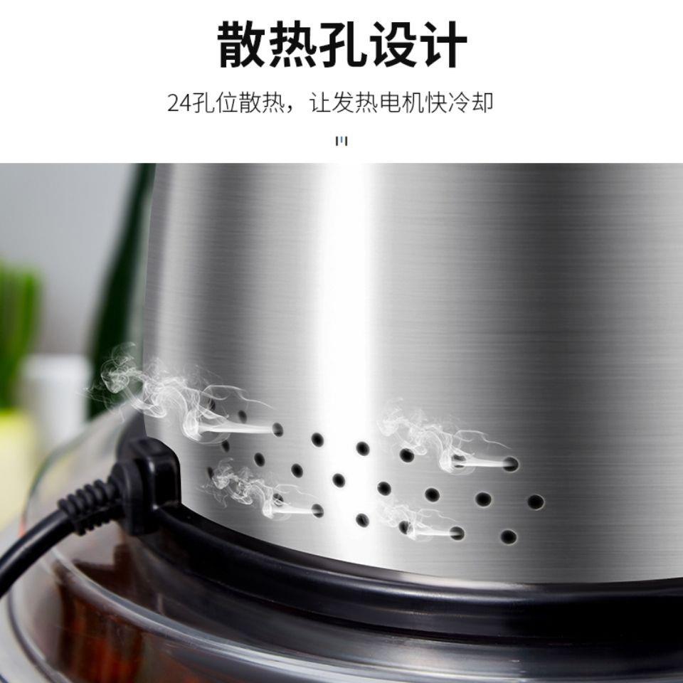 不6升电动蒜绞肉机商用大量菜蓉搅拌和面肉容丸家用电动9106锈钢