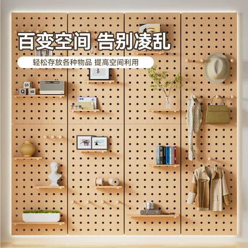 Деревянный настенный стенд из натурального дерева, система хранения, подвесная доска, делается под заказ