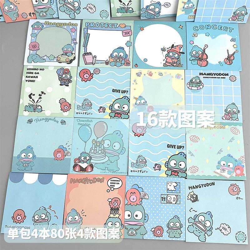 可爱卡通小丑鱼汉顿便利贴高颜值学生创意便签可粘贴手账装饰贴