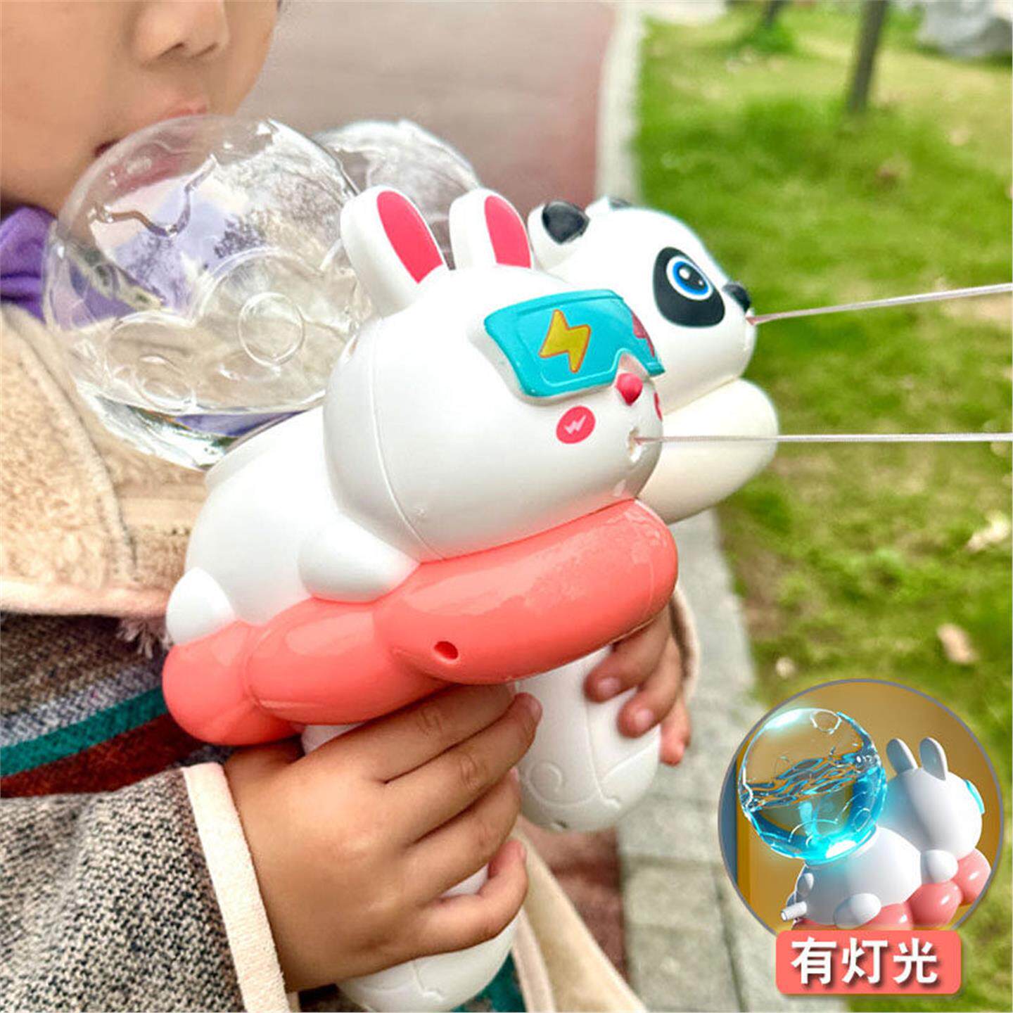 电动小水枪儿童玩具呲水枪自冲连发喷水儿童生日礼物宝宝小孩