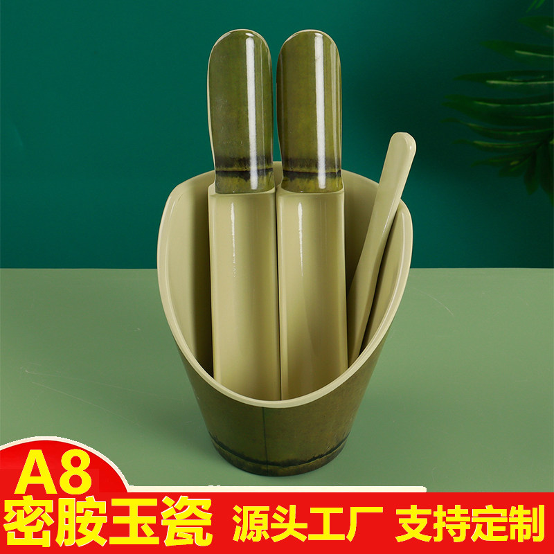 密胺仿竹虾滑地摊火锅店模具
