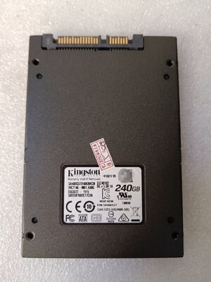 金士顿固态硬盘sa400s37,  240G,功能正常,实物议价