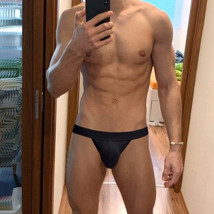 2026 men clothes外贸跨境通标内裤男欧美风低腰提臀U凸棉质丁字