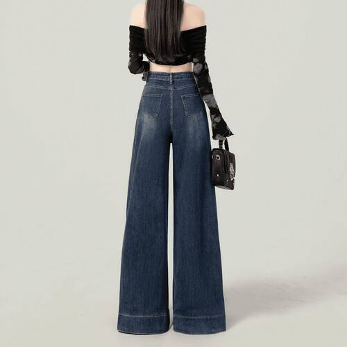 womenclothes复古高腰阔