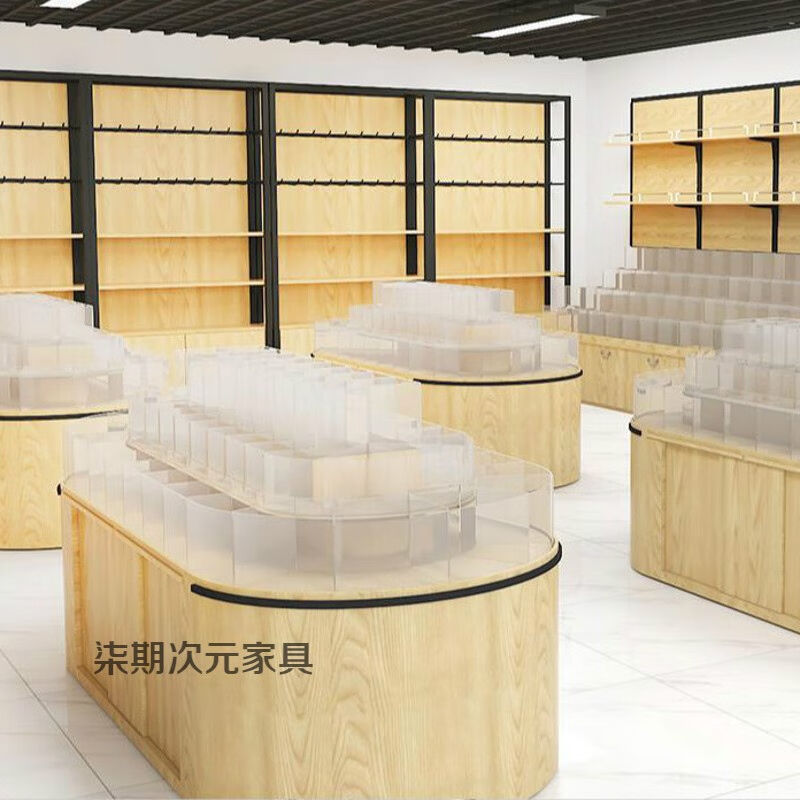 盎梓零食货架超市展示架便利店散称圆形中岛休闲进口小食品小卖部
