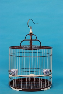 聚兴鸟笼新款圆笼靛颏笼塑钢鸟笼虎头凤笼玉鸟笼塑钢笼塑料笼