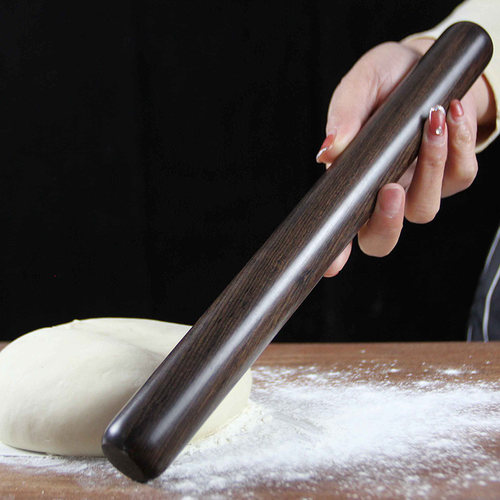 紫光檀擀面杖沉水乌木材质制作