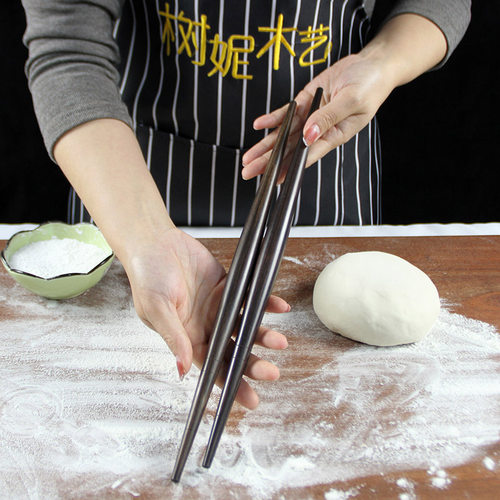 树妮牌非洲紫光檀制作沉水擀面杖