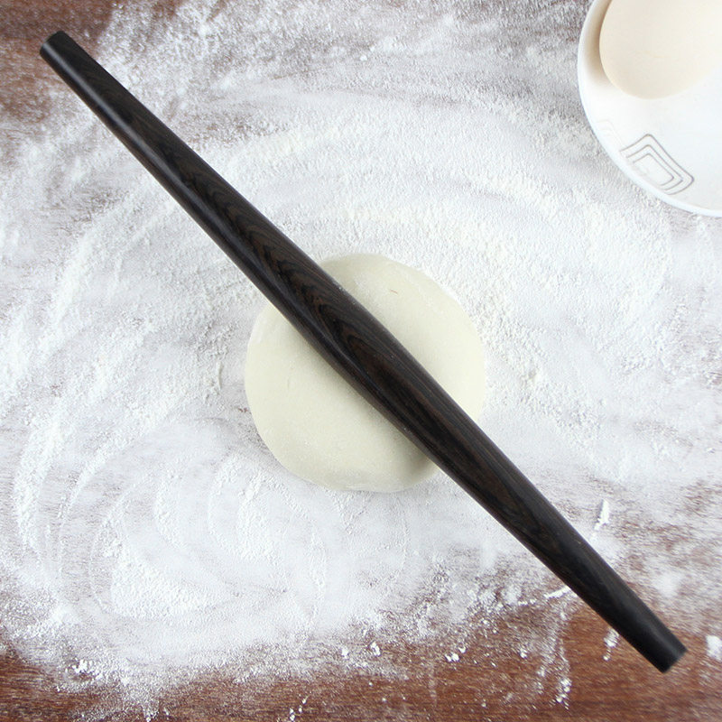 紫光檀鱼肚擀面杖擀皮沉水红木擀面棍实木擀面轴饺子皮包子皮家用