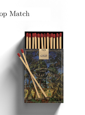 Top Match火柴优质家用高级感艺术点火伴手礼蜡烛老式点烟香礼物