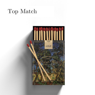Top Match火柴优质家用高级感艺术点火伴手礼蜡烛老式点烟香礼物