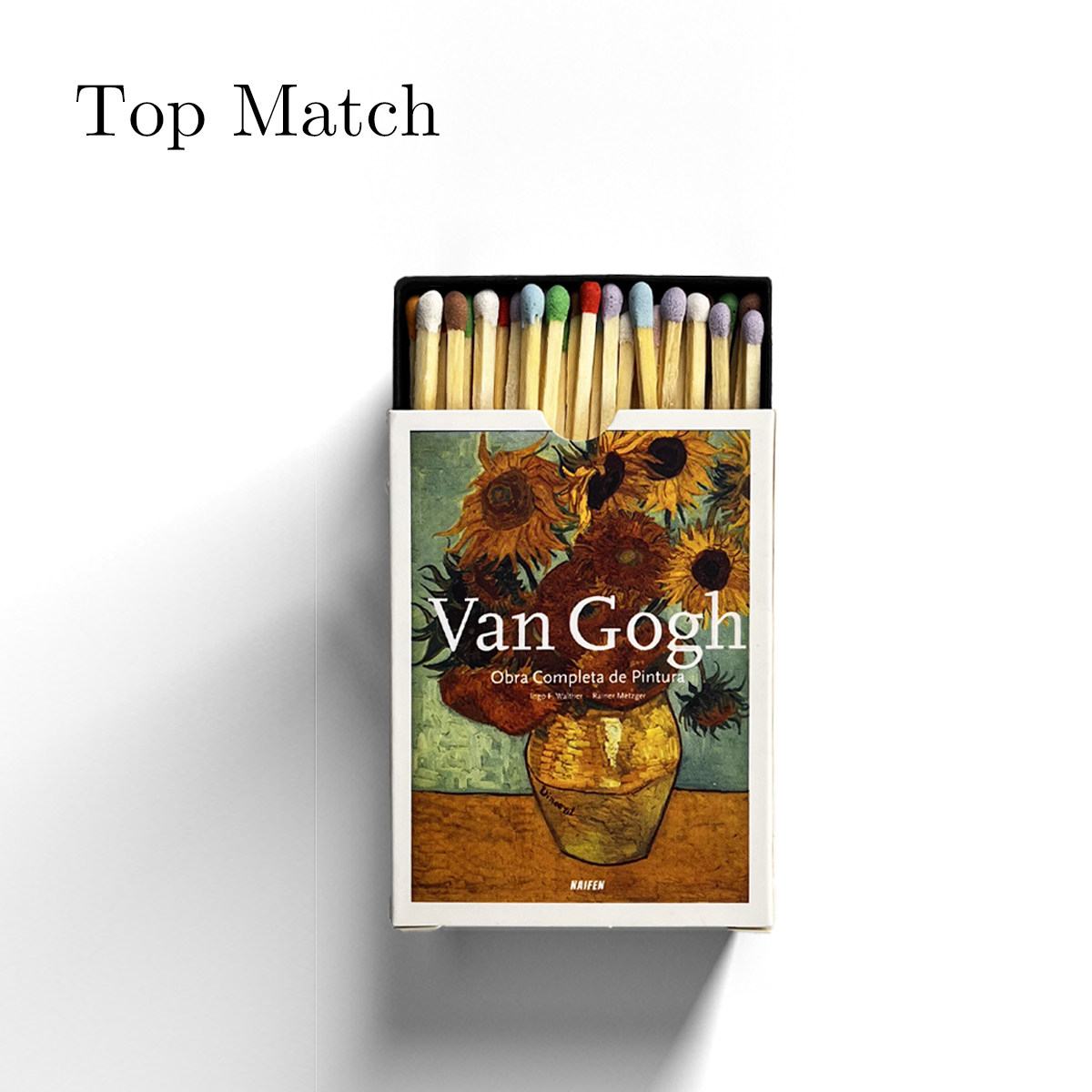 top match火柴优质家用彩色艺术点火蜡烛加长老式点烟香薰礼物