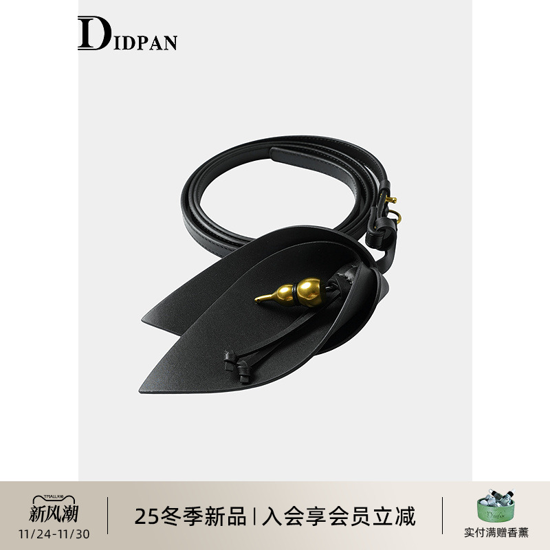 IDPAN极细腰带打结皮带配裙子大衣高级感个性腰绳装饰