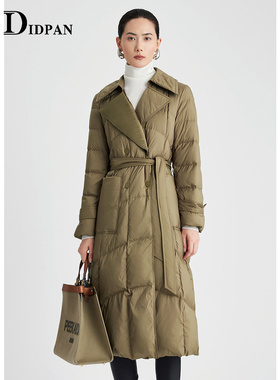 IDPAN女装冬季新款时尚干练气质百搭高级感通勤设计感羽绒服