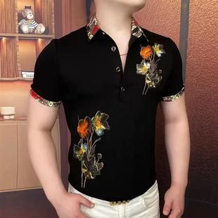 百搭商务男士 佳慧轻奢男jd装 Polo衫 男装 帅气潮流翻领高品质短 夏季