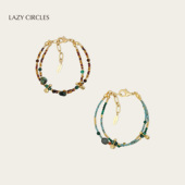 LAZY CIRCLES海螺耳语手链女双层叠戴轻奢原创高级感日常百搭首饰