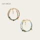 LAZY CIRCLES海螺耳语手链女双层叠戴轻奢原创高级感日常百搭首饰