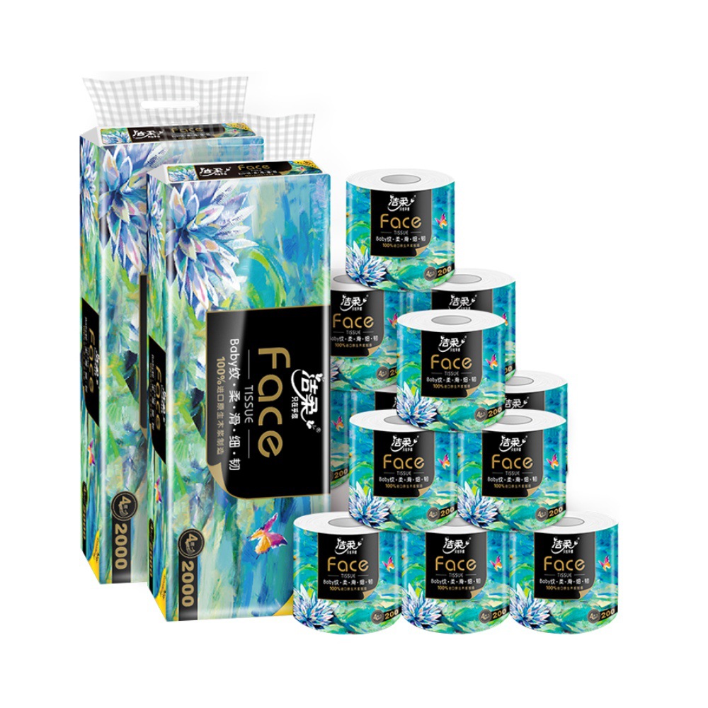 洁柔测试推荐油画200g卷纸