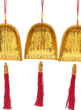 塑料金色簸箕畚斗挂件乔迁喜庆