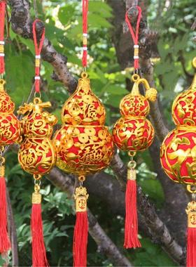 2024新品金色塑料葫芦挂件喜庆