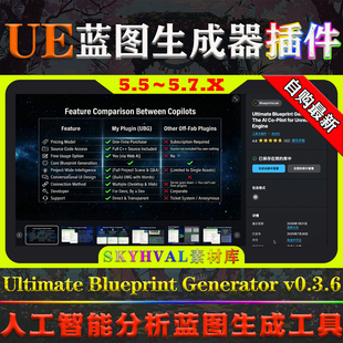 UE5.5-5.7虚幻5插件 Ultimate Blueprint Generator 蓝图生成工具