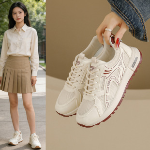 女春季 街拍XC 新款 ins透气休闲运动百搭板鞋 A08 韩版 2026小白鞋