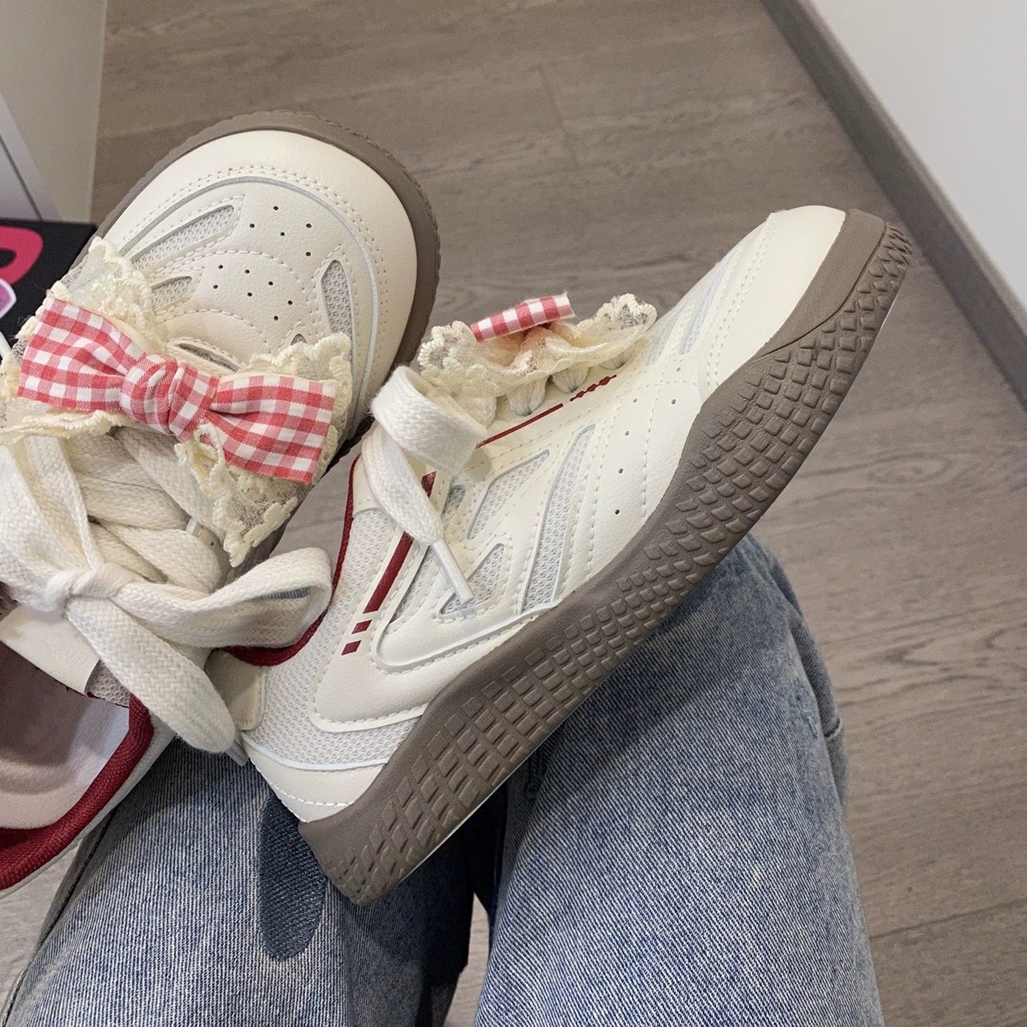 厚底小白鞋女2025春秋季新款韩版百搭学生鞋子ins潮休闲复古板鞋,女鞋,时尚休闲鞋,淘宝优惠券,粉丝福利购,淘宝优惠卷