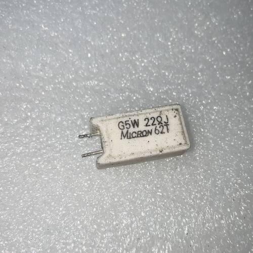 G5W 22RJ Micron 62T 5W 22欧水泥电阻