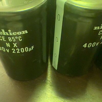 尼吉康电容 拆机 型号:400V2200uf 成色如图