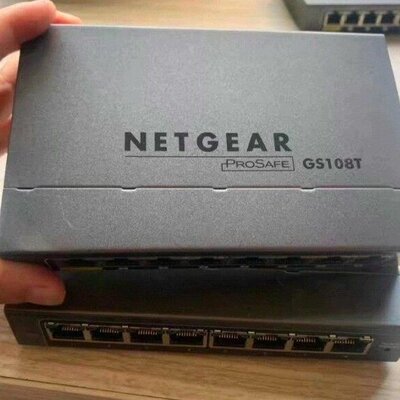NETGEAR网件GS108T V2八口全千兆管理交换器