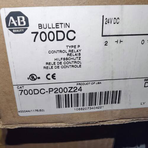 AB罗克韦尔700DC系列安全继电器 700DC-P200Z
