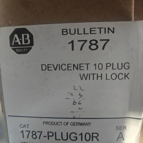 AB 1787-PLUG10R Devicenet 10插头
