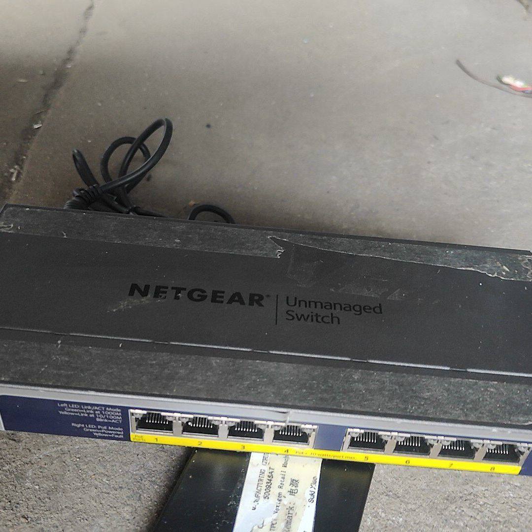 美国 NETGEAR  型号GS108PP  8端口千兆Po